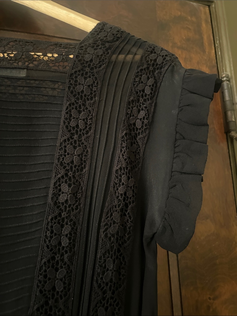 Ulla Johnson Black Lace-Trim Dress - Elegant - Picture 10 of 11